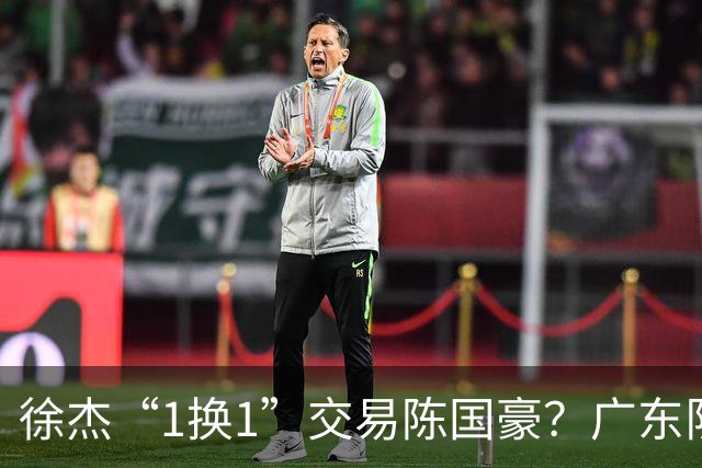 徐杰“1换1”交易陈国豪？广东队迎来重大利好，保底总决赛