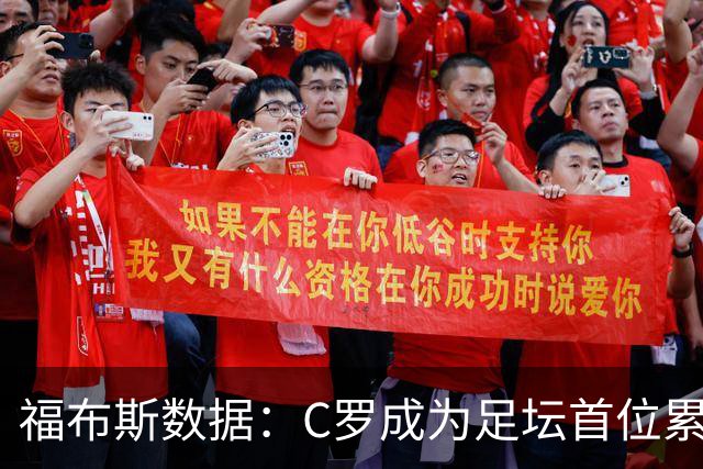 福布斯数据：C罗成为足坛首位累计收入突破20亿美元的球员