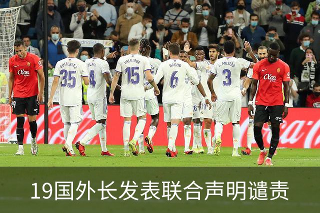 19国外长发表联合声明谴责